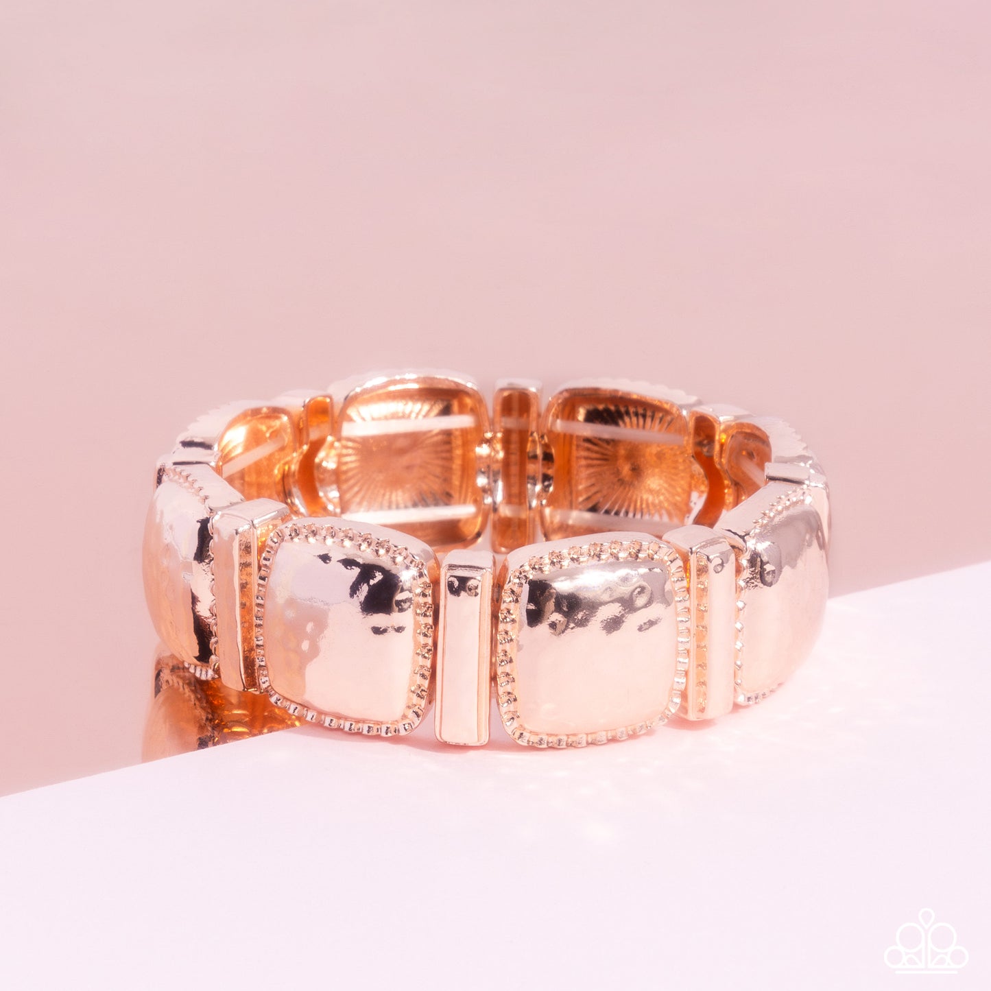 Textured Tranquility - Rose Gold